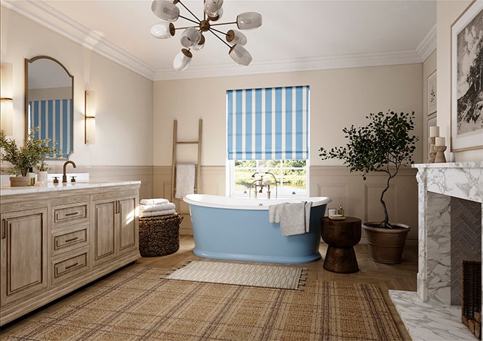 The British Stripe Co. Henry, Brighton No.1 - Twist&Fit Roman Blind - Image 7